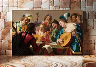 Πίνακας, The Concert (1623) by Gerrit van Honthorst