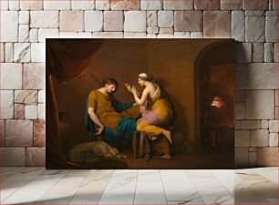Πίνακας, The Corinthian Maid (1782–1784) by Joseph Wright