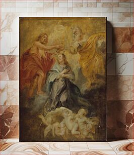 Πίνακας, The Coronation of the Virgin by Peter Paul Rubens