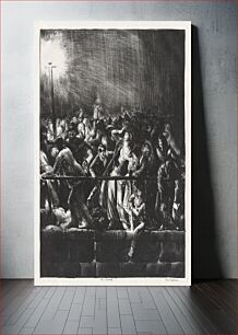 Πίνακας, The crowd (1923) by George Wesley Bellows