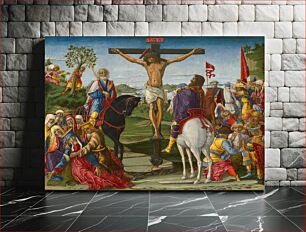 Πίνακας, The Crucifixion (ca. 1491) by Benvenuto di Giovanni