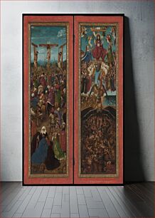 Πίνακας, The Crucifixion; The Last Judgment by Jan van Eyck