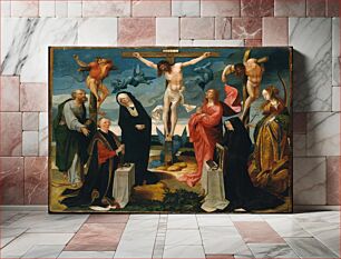 Πίνακας, The Crucifixion with Donors and Saints Peter and Margaret