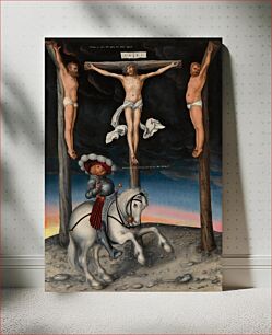 Πίνακας, The Crucifixion with the Converted Centurion (1536) by Lucas Cranach the Elder