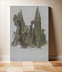 Πίνακας, The Cypresses at the Villa d'Este, Tivoli