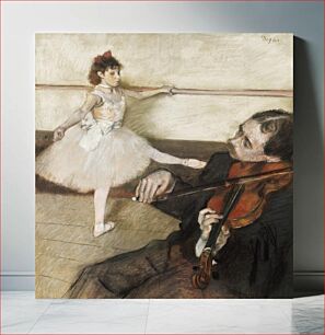 Πίνακας, The Dance Lesson (1879) by Edgar Degas