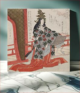 Πίνακας, The Dancer Hotoke Gozen by Yashima Gakutei