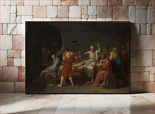 Πίνακας, The Death of Socrates by Jacques Louis David