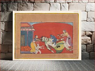 Πίνακας, The Death of the Demoness Putana: Folio from a Bhagavata Purana Series
