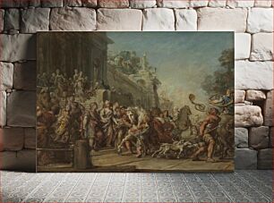 Πίνακας, The Departure of Dido and Aeneas for the Hunt by Jean Bernard Restout