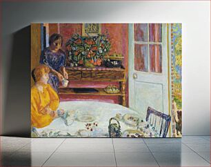 Πίνακας, The Dining Room, Vernonnet (1916) by Pierre Bonnard