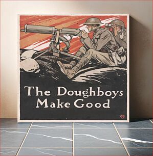 Πίνακας, The doughboys make good (1918) by Edward Penfield