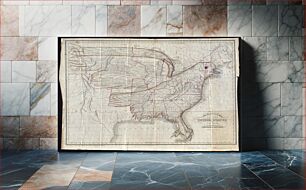 Πίνακας, The eagle map of the United States