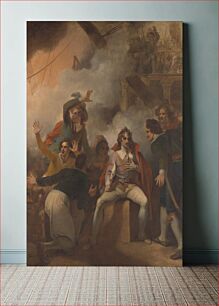 Πίνακας, The Earl of Sandwich Refusing to Abandon His Ship During the Battle of Solebay