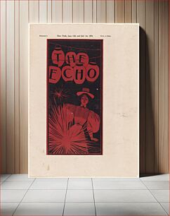 Πίνακας, The echo, New York, June 15th and July 1st, 1896