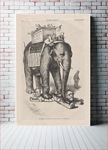 Πίνακας, The Elephant Walks About, Thomas Nast, Thomas Nast