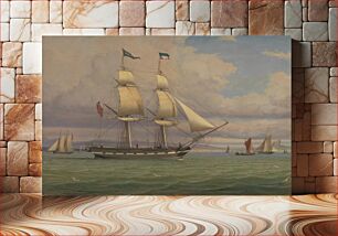 Πίνακας, The English Brig 'Norval' before the Wind