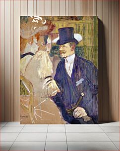 Πίνακας, The Englishman (William Tom Warrener, 1861–1934) at the Moulin Rouge (1892) by Henri de Toulo