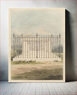 Πίνακας, The Environs of London:Tomb of George Earl of Macartney, from Chiswick Churchyard