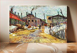 Πίνακας, The Factory (1887) by Vincent Van Gogh