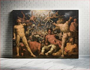 Πίνακας, The Fall of the Titans by Cornelis Cornelisz Van Haarlem