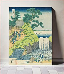 Πίνακας, The Falls at Aoigaoka in the Eastern Capital (ca.1832) in high resolution by Katsushika Hokusai