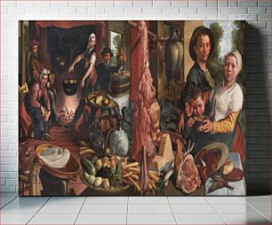 Πίνακας, The Fat Kitchen by Pieter Aertsen