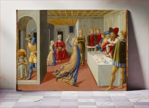 Πίνακας, The Feast of Herod and the Beheading of Saint John the Baptist (1461–1462) by Benozzo Gozzoli