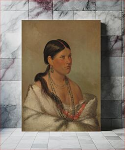 Πίνακας, The Female Eagle - Shawano (1830) by George Catlin