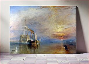 Πίνακας, The Fighting Temeraire tugged to her last Berth to be broken by J.M.W. Turner