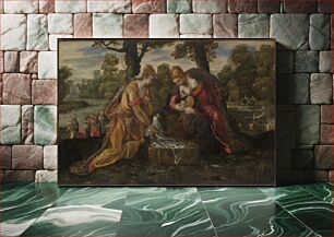 Πίνακας, The Finding of Moses by Jacopo Tintoretto (Jacopo Robusti)