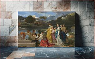 Πίνακας, The Finding of Moses, c. 1655/1660) by Sébastien Bourdon