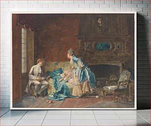 Πίνακας, The First Babe by Jean-Georges Vibert