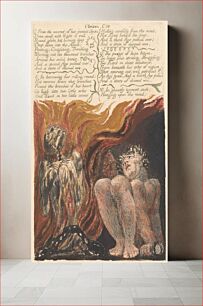 Πίνακας, The First Book of Urizen, Plate 10, "7. From the caverns of his jointed spine . . . ." (Bentley 11)