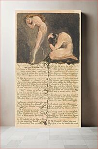 Πίνακας, The First Book of Urizen, Plate 17, "They call'd her Pity and fled . . . ." (Bentley 19)