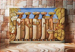 Πίνακας, The Flower Sellers (1935-38) by Alfredo Ramos Martinez