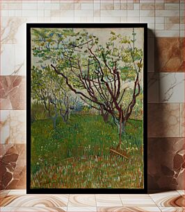 Πίνακας, The Flowering Orchard by Vincent van Gogh