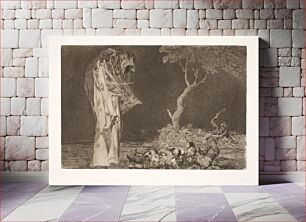 Πίνακας, The Foolish Fear (Don't Lose Reputation Because of Fear) by Francisco Goya