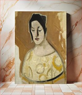 Πίνακας, The fortune-teller (woman in yellow dress), 1926, Helene Schjerfbeck