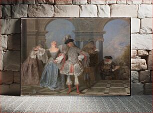 Πίνακας, The French Comedians by Antoine Watteau