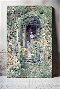 Πίνακας, The Garden in Its Glory by Frederick Childe Hassam