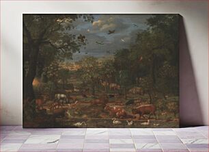 Πίνακας, The Garden of Paradise before the Fall by Franz Rösel Von Rosenhof
