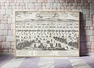 Πίνακας, The garrison in Paris, set up in honor of Louis XIV and Maria Theresa d. 23 August 1660 by Albert Flamen