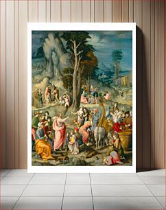 Πίνακας, The Gathering of Manna (1540–1555) by Bacchiacca