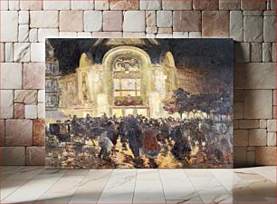 Πίνακας, The Gaumont-Palace cinema, place de Clichy (19) by Louis Abel-Truchet. The City of Paris' Museums