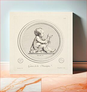Πίνακας, The genius of music by Jacques Guay