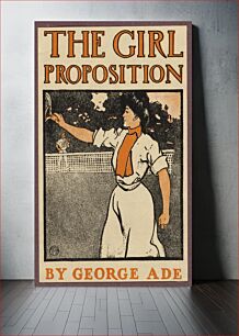Πίνακας, The girl proposition by George Ade by Edward Penfield