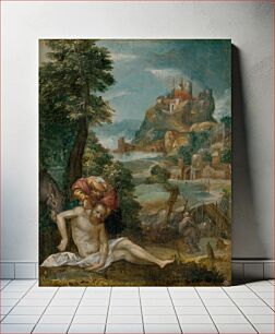 Πίνακας, The good samaritan, Heinrich Aldegrever