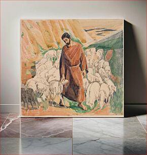 Πίνακας, The Good Shepherd by Niels Larsen Stevns