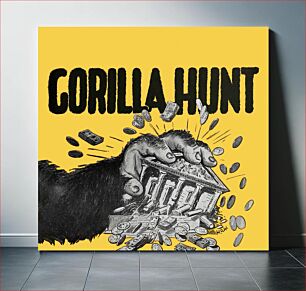Πίνακας, The Gorilla Hunt ad, Exhibitor's Herald (1926) chromolithograph by Exhibitors Herald Company